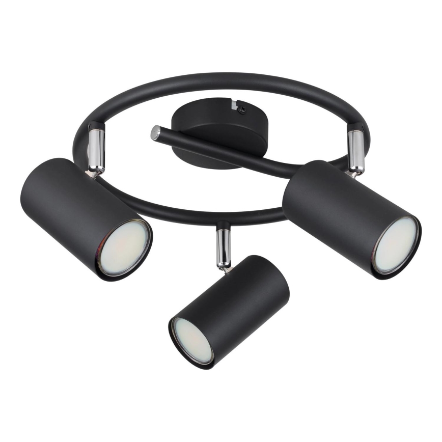Globo - Bodové svítidlo 3xGU10/25W/230V černá