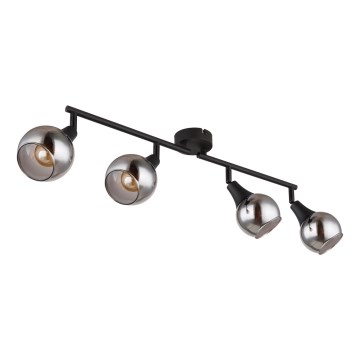 Globo - Bodové svítidlo 4xE14/40W/230V černá