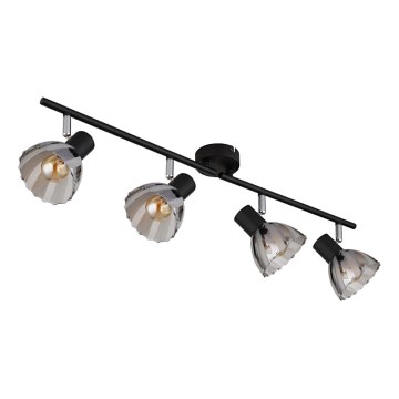 Globo - Bodové svítidlo 4xE14/40W/230V černá