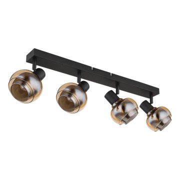 Globo - Bodové svítidlo 4xE14/40W/230V černá