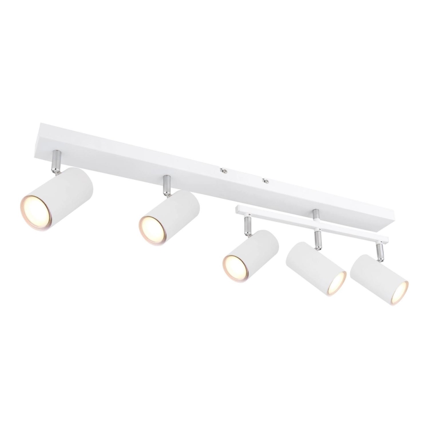 Globo - Bodové svítidlo 5xGU10/35W/230V bílá