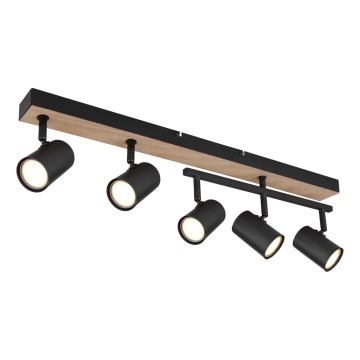 Globo - Bodové svítidlo 5xGU10/35W/230V černá/hnědá