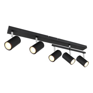 Globo - Bodové svítidlo 5xGU10/35W/230V černá