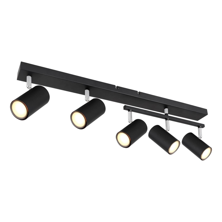 Globo - Bodové svítidlo 5xGU10/35W/230V černá