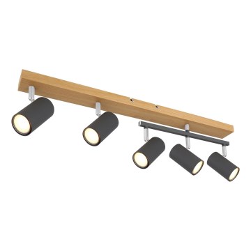 Globo - Bodové svítidlo 5xGU10/35W/230V hnědá/černá