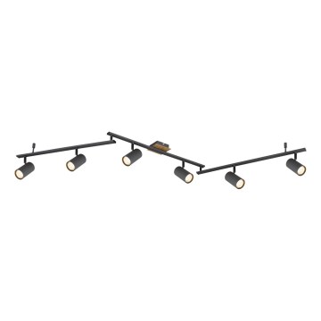 Globo - Bodové svítidlo 6xGU10/35W/230V antracit