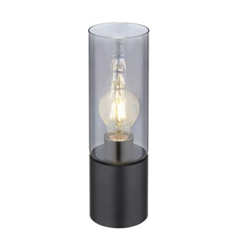 Globo - Dotyková stolní lampa 1xE27/25W/230V pr. 9 cm černá