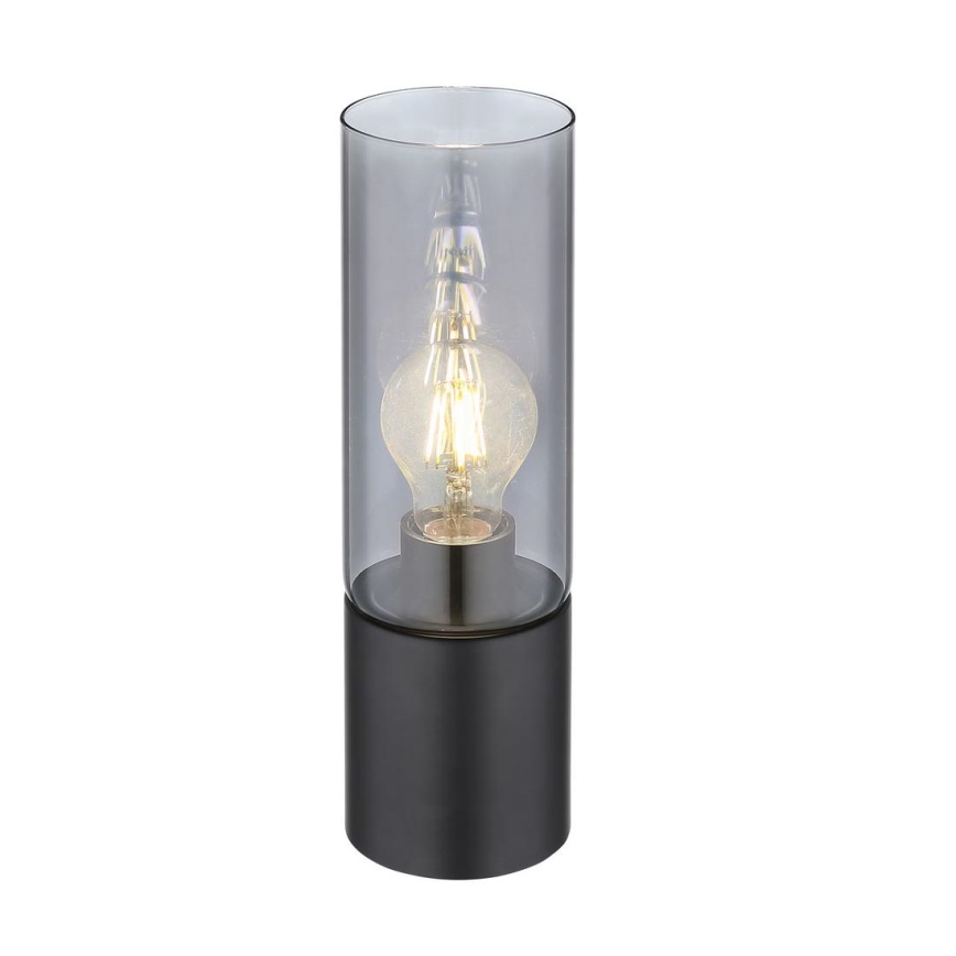 Globo - Dotyková stolní lampa 1xE27/25W/230V pr. 9 cm černá