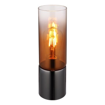 Globo - Dotyková stolní lampa 1xE27/25W/230V pr. 9 cm černá/měděná