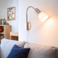 Globo - Flexibilní lampička 1xE14/40W/230V matný chrom