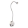 Globo - LED Flexibilní lampička LED/3W/230V lesklý chrom