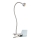 Globo - LED Flexibilní lampička s klipem LED/3W/230V matný chrom