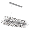 Globo - LED Lustr na lanku 12xG9/3,5W/230V lesklý chrom