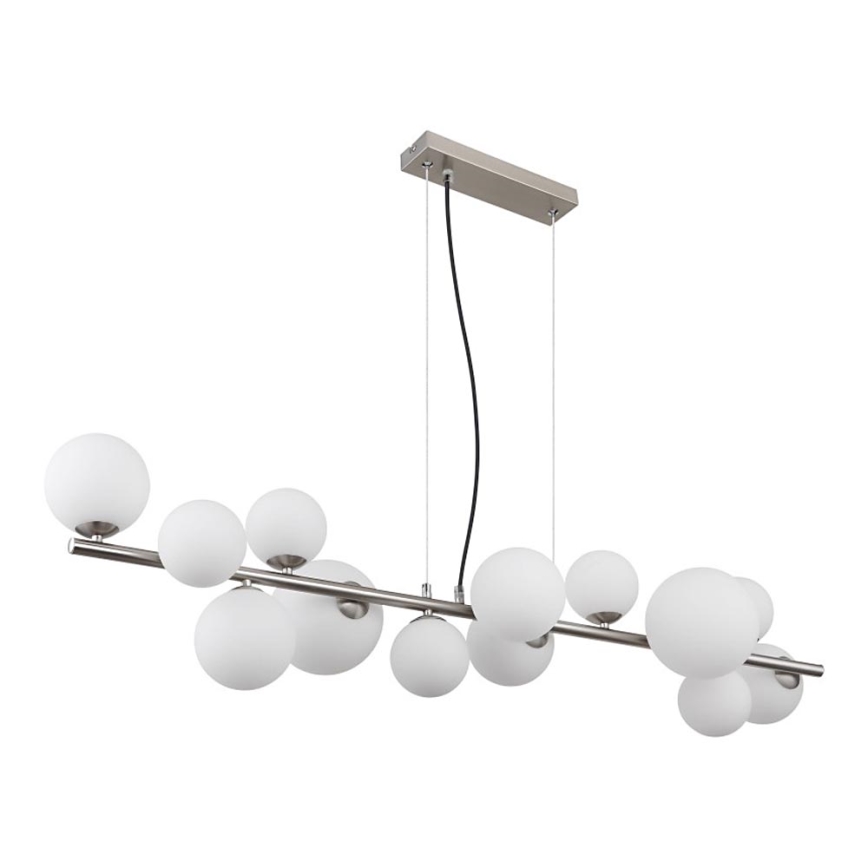 Globo - LED Lustr na lanku 13xG9/3,5W/230V bílá