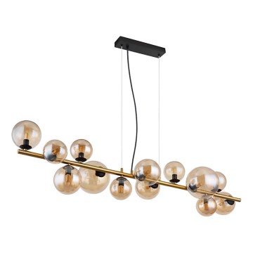 Globo - LED Lustr na lanku 13xG9/3,5W/230V mosaz
