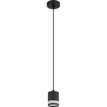 Globo - LED Lustr na lanku 1xGX53/7W/230V 3000K černá