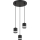 Globo - LED Lustr na lanku 3xGX53/7W/230V 3000K černá