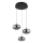 Globo - LED Lustr na lanku 3xLED/6W/230V