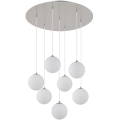 Globo - LED Lustr na lanku 7xG9/3,5W/230V bílá