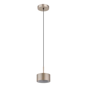 Globo - LED Lustr na lanku LED/12W/230V 3000K pr. 15 cm mosaz