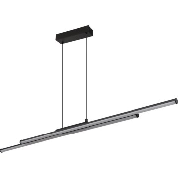Globo - LED Lustr na lanku LED/24W/230V 3000K černá