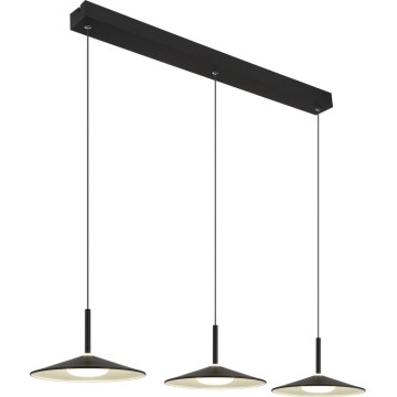 Globo - LED Lustr na lanku LED/24W/230V 4000K černá