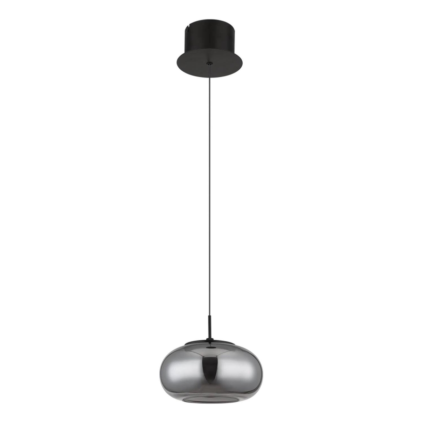 Globo - LED Lustr na lanku LED/6W/230V černá