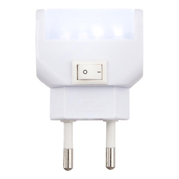 Globo - LED Orientační svítidlo s vypínačem LED 4xLED/0,24W/13V