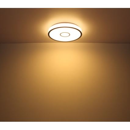 Globo- LED RGB Koupelnové stmívatelné svítidlo LED/30W/230V IP44 Wi-Fi Tuya + dálkové ovládání