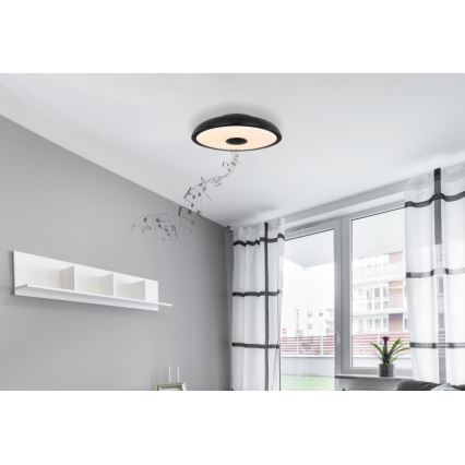 Globo - LED RGBW Stmívatelné koupelnové svítidlo s reproduktorem LED/18W/230V 3000-6500K IP44 + dálkové ovládání