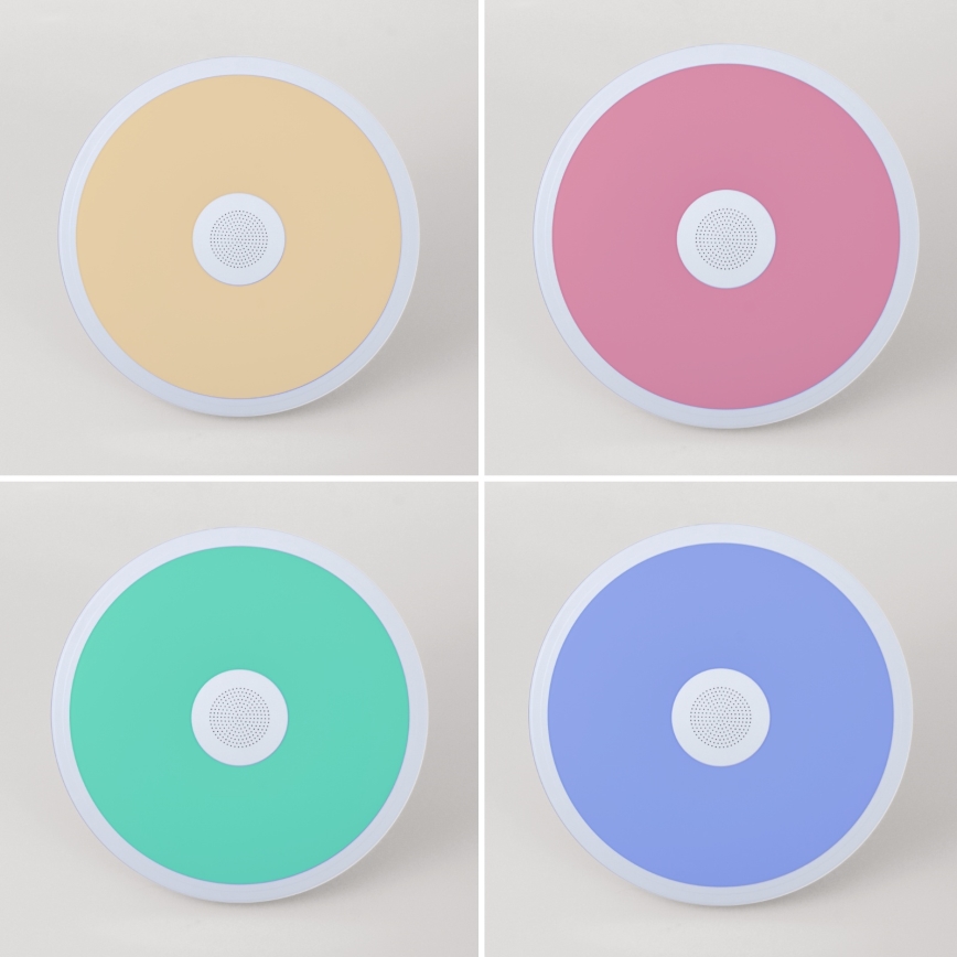 Globo - LED RGBW Stmívatelné koupelnové svítidlo s reproduktorem LED/18W/230V 3000-6500K IP44 + dálkové ovládání