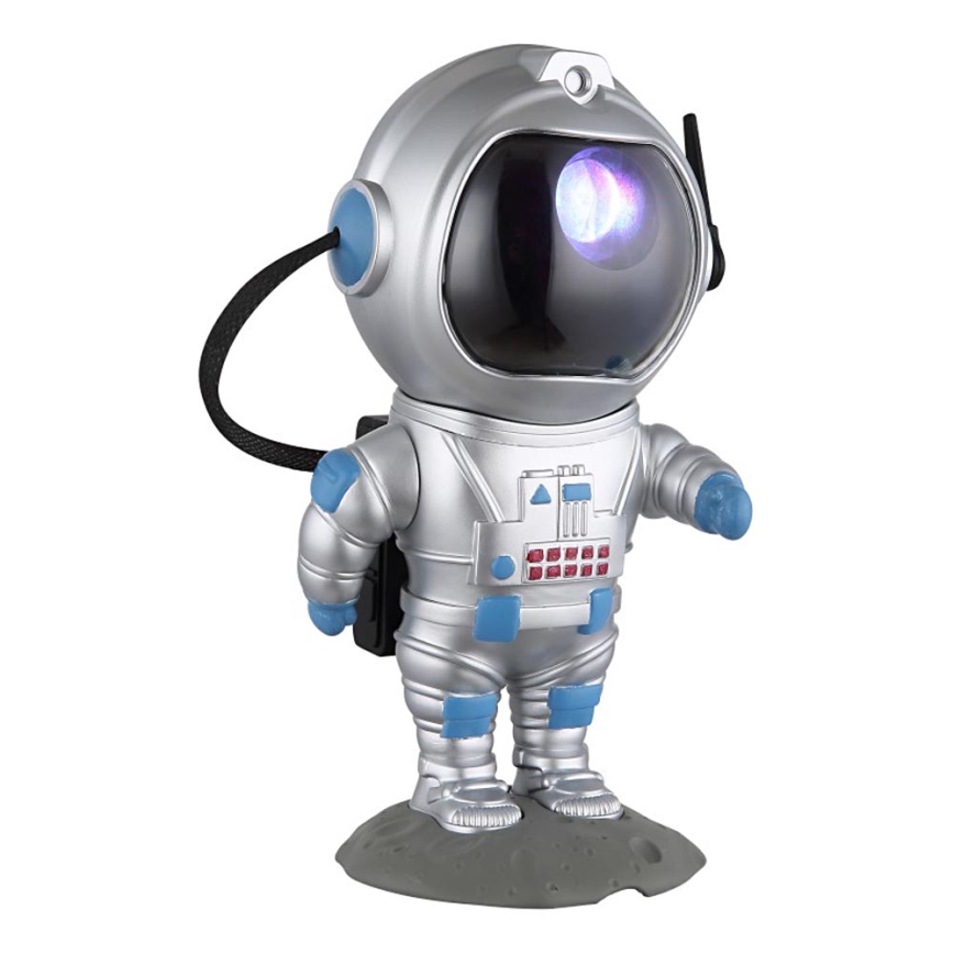 Globo - LED RGB Stolní lampa LED/4,5W/5V kosmonaut stříbrná