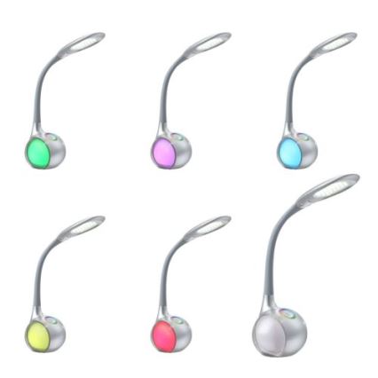Globo 58279 - LED stolní lampa TARRON 1xLED/5W + 2xLED/0,1W