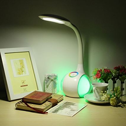 Globo 58279 - LED stolní lampa TARRON 1xLED/5W + 2xLED/0,1W