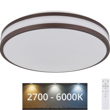 Globo - LED RGBW Stmívatelné stropní svítidlo LED/18W/230V 2700-6000K + dálkové ovládání