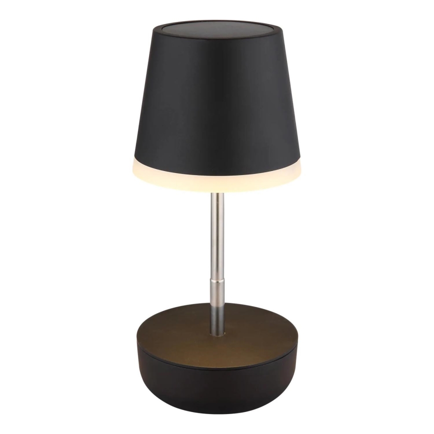 Globo - LED Solární lampa 10xLED/0,06W/3V IP44 černá
