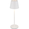 Globo - LED Stmívatelná dotyková nabíjecí venkovní stolní lampa 3v1 LED/3W/5V 3000/4000/5000K IP54 1800 mAh bílá