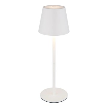 Globo - LED Stmívatelná dotyková nabíjecí venkovní stolní lampa 3v1 LED/3W/5V 3000/4000/5000K IP54 1800 mAh bílá