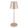 Globo - LED Stmívatelná dotyková nabíjecí venkovní stolní lampa 3v1 LED/3W/5V 3000/4000/5000K IP54 1800 mAh mosaz