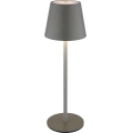 Globo - LED Stmívatelná dotyková nabíjecí venkovní stolní lampa 3v1 LED/3W/5V 3000/4000/5000K IP54 1800 mAh šedá