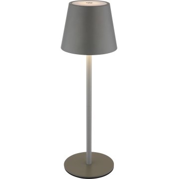Globo - LED Stmívatelná dotyková nabíjecí venkovní stolní lampa 3v1 LED/3W/5V 3000/4000/5000K IP54 1800 mAh šedá