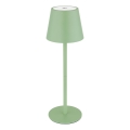 Globo - LED Stmívatelná dotyková nabíjecí venkovní stolní lampa 3v1 LED/3W/5V 3000/4000/5000K IP54 1800 mAh zelená