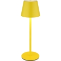 Globo - LED Stmívatelná dotyková nabíjecí venkovní stolní lampa 3v1 LED/3W/5V 3000/4000/5000K IP54 1800 mAh žlutá