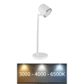 Globo - LED Stmívatelná dotyková stolní lampa 4v1 LED/6W/3,7V 3000K/4000K/6500K 1500 mAh USB bílá