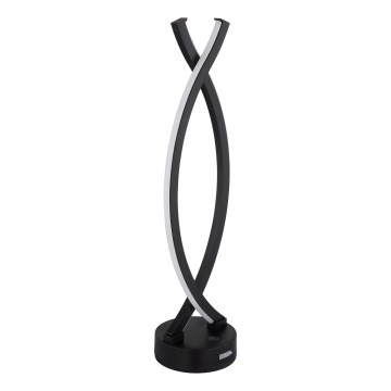 Globo - LED Stmívatelná dotyková stolní lampa LED/1W/3,7V 3000K 1800 mAh USB černá