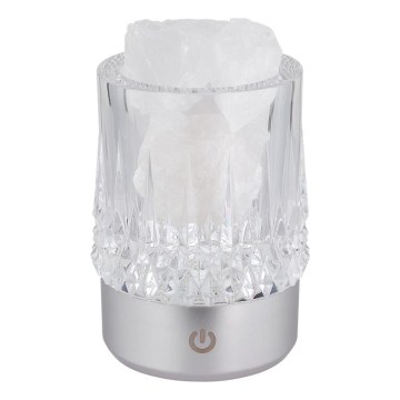 Globo - LED Stmívatelná dotyková stolní lampa LED/1W/5V 3000K 1200 mAh stříbrná