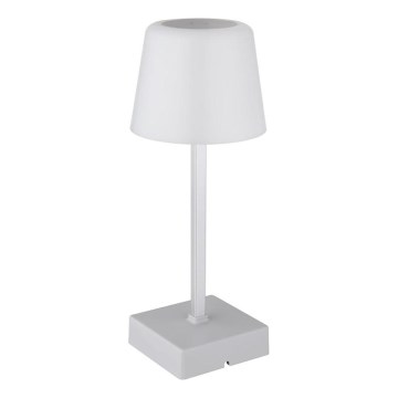 Globo - LED Stmívatelná dotyková stolní lampa LED/2W/5V 3000/4500/6500K 800 mAh stříbrná
