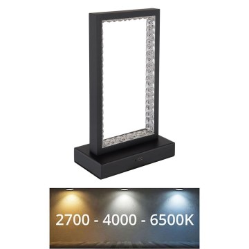 Globo - LED Stmívatelná dotyková stolní lampa LED/3W/3,7V 2700K/4000K/6500K 1800 mAh USB černá