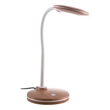 Globo - LED Stmívatelná dotyková stolní lampa LED/4W/230V hnědá
