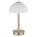 Globo - LED Stmívatelná dotyková stolní lampa LED/7W/230V 3000K mosaz